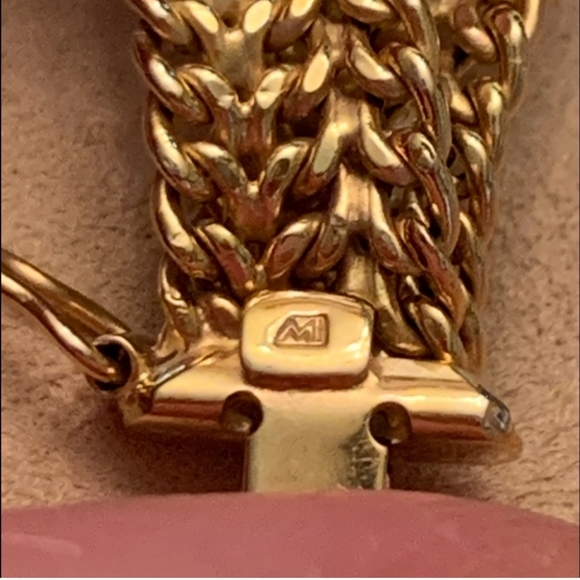 Vintage 14KT Double Interlocked Byzantine Bracelet - Picture 6 of 7